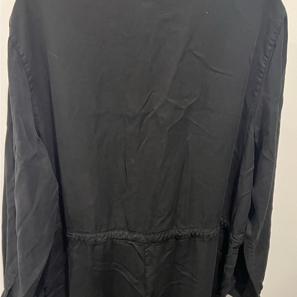 Ten Tree Active Outdoor Athleisure Bohemian Timeless Black Button-Up Jumpsuit - Picture 12 of 15